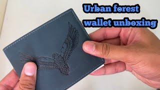 Urban Forest Zeus Vintage Blue RFID Blocking Leather Wallet for Men [upl. by Bronez]