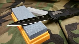 How to Sharpen a Knife Beginners Tutorial [upl. by Sharla23]