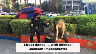 Michael Jackson Impersonator Las Vegas with Lisa Ohrnberger [upl. by Lyda102]