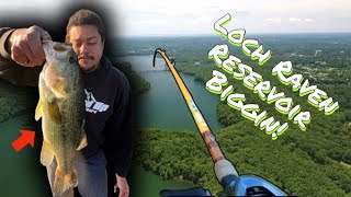 Bass Fishing at Loch Raven Reservoir GIVEAWAY TIME [upl. by Velick883]