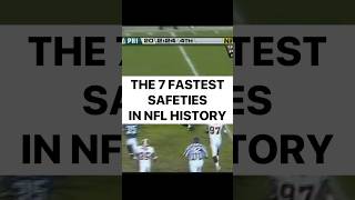 The 7 Fastest Safeties in NFL History football nfl footballshorts highlights top7 fast speed [upl. by Ahtaela]