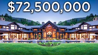 Inside The MOST EXPENSIVE Home ever sold in Colorado  Mansion Tour [upl. by Demmahom]