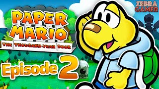 Paper Mario The ThousandYear Door Gameplay Walkthrough Part 2  Chapter 1 Castle amp Dragon Koops [upl. by Melamed]