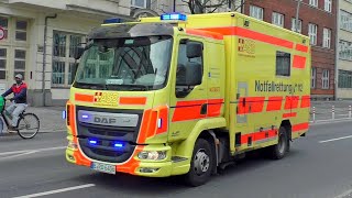 DAF GSF amp Hänsch│ITW ASB 64071 ► Rettungsdienst Berlin gGmbH  RW 6407 Sana Klinikum Lichtenberg [upl. by Anaej]