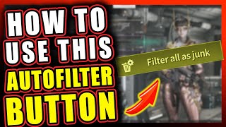 How to Use the AUTOFILTER JUNK Properly  The First Descendant [upl. by Aicirtak]