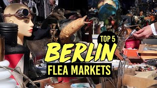 BERLIN🇩🇪 FLEA MARKETS Top 5 90s Fashion Kitsch Home Decor Vintage Furniture I TRAVEL FROM HOME [upl. by Sedecrem884]