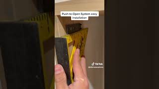 Easy DIY How to Install a PushtoOpen Door Latch  StepbyStep Guide by KiBi Renovations [upl. by Neva]