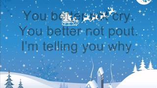 Michael Bublé  Santa Claus is coming to town  Lyrics [upl. by Merriott403]