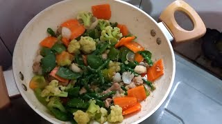 সহজ উপকরণে চাইনিজ ভেজিটেবল।। Easy chinese vegetables recipe [upl. by Kori]