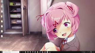 Natsuki animated wallpaper [upl. by Nauqed]