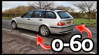 BMW 320D Remapped 060mph Test [upl. by Claudia]