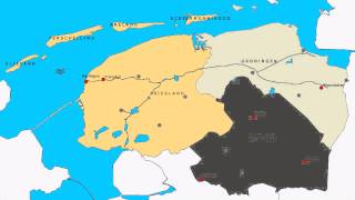 Topografie Groningen Friesland en Drenthe [upl. by Crosley]