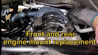 20052011 Honda Odyssey engine mount replacement 💪🚗 [upl. by Lefty629]