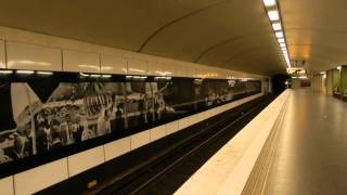 Stockholm  Tunnelbana  Karlaplan Station Tour Röda Linje Red Line 2015 10 17 [upl. by Arac553]