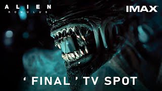 Alien Romulus New TV spot Final  New TV Spot  quotFinalquot  alien romulus trailer [upl. by Enyaht]