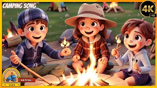 🏕️ Lets Sing Around the Campfire 🎶 Fun Camping Song for Kids 🔥⛺️ [upl. by Yzmar]