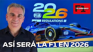 ASÍ SERÁ LA F1 EN 2026 telemetricof1 [upl. by Ibba]