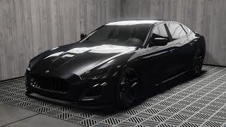 GTA 5  Vehicle Customization  Lampadati Cinquemila Maserati Quattroporte  The Contract DLC [upl. by Lana]