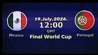 THE SIMPSONS ANIMATION PREDICTED THE 2026 WORLD CUP FINAL MATCH  Mexico vs Portugal [upl. by Josler238]