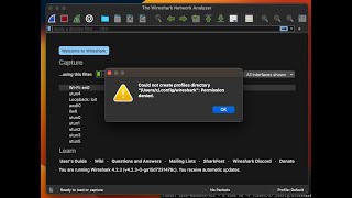 Fixing Wireshark Error quotCant Open Configquot on Mac OS  Troubleshooting Guide [upl. by Norse956]