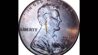 2021 D Lincoln Shield Cent Doubled Ear Doubled Die amp More [upl. by Anicnarf]