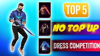 No Top Up Dress Combination And Best Dress Combination video videos trending freefire 🔥🔥🔥 [upl. by Syxela]