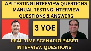 API Testing Interview Questions and Answers 3 YOE [upl. by Micheil]