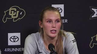 Colorado vs UC Irvine VB Postgame Press Conference [upl. by Nnylsoj]