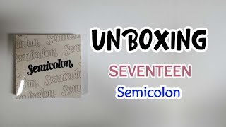 세븐틴 SEMICOLON 스페셜 앨범 개봉 후기 [upl. by Goodson887]