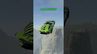 Who will fall into the Endless Cliff😃usa beamngdrive games shorts [upl. by Neilson]