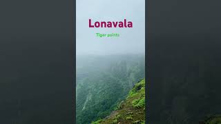 Tiger points view in lonavala  during raining season Lonavala mountains waterfall nature [upl. by Pressey512]