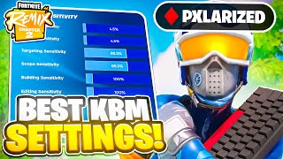 NEW Best Keyboard amp Mouse SETTINGS For Fortnite Chapter 2 [upl. by Ahsyia]