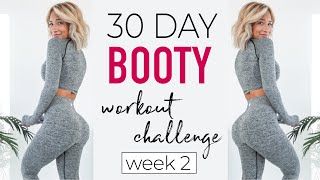 Grow your BOOTY  30 day workout challenge week 2 [upl. by Aicre]