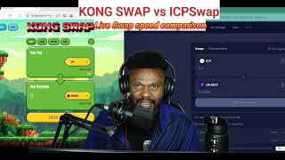 KONGSWap vs ICPSwap  Live Swap SPEED COMPARISON [upl. by Rediah]