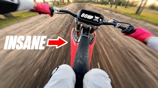 80HP ELECTRIC BIKE IS INSANE  Stark Varg First Ride [upl. by Yromas]