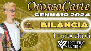 Bilancia ♎ Oroscopo Gennaio 2024  OroscoCarte  Lettura con Tarocchi e Oracoli  Exoteric World [upl. by Maridel347]