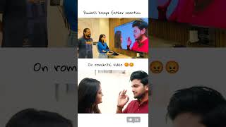 Pleaselike👍subscribe💯🥺Bindass kavya father reaction on romantic video😡📸 bindasskavya reactionvideo [upl. by Keegan737]