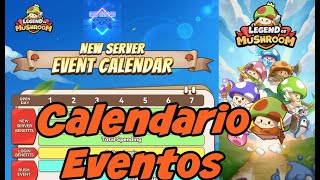 Legend of Mushroom Events Calendar New Accounts Day 1 to 28 [upl. by Nwahsiek]