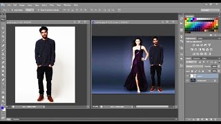 How to merge two photos in Photoshop [upl. by Jannery]