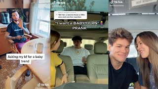 Tell my Bf that I want a baby right now Tiktok Compilation [upl. by Blunk]