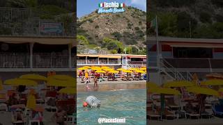 Ischia🇮🇹Maronti Beach​⁠PlacesSeen1 ischia ischiaisland italy italia beach italianisland [upl. by Naejamron]