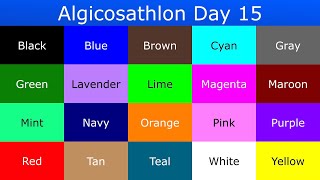 Algicosathlon Day 15 [upl. by Tompkins26]