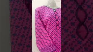 Stylish Pink Shirt with Lace Neck amp Sleeve Design  Casual Wear Outfit Inspiration [upl. by Harri438]