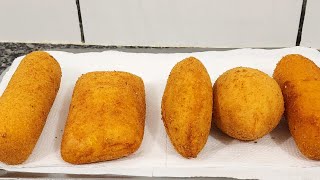 5 TIPOS DE SALGADOS USANDO A MASSA DA COXINHA [upl. by Ladin]