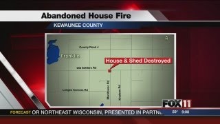 9PSUN KEWAUNEE ABANDONED HOUSE FIRE [upl. by Margaret]