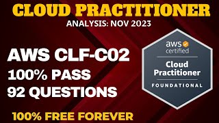 AWS Certified Cloud Practitioner Practice Questions  ANALYSIS NOV 2023 CLFC02 [upl. by Antoinetta381]