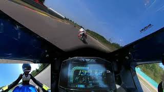 Sachsenring TripleM 30082024 Gruppe 1A GSXR1000R Turn 3 [upl. by Enyamert]