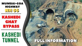 Kashedi Ghat bypass Tunnel Project  Drone Video  खवटी गाव ते कशेडी बोगदा  MumbaiGoa highway NH66 [upl. by Nonah827]