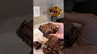 Easy Homemade Brownies baking brownie crumblcookies [upl. by Eiramaliehs885]