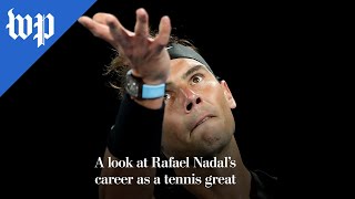 A look at Rafael Nadal’s career as a tennis great [upl. by Atekahs]